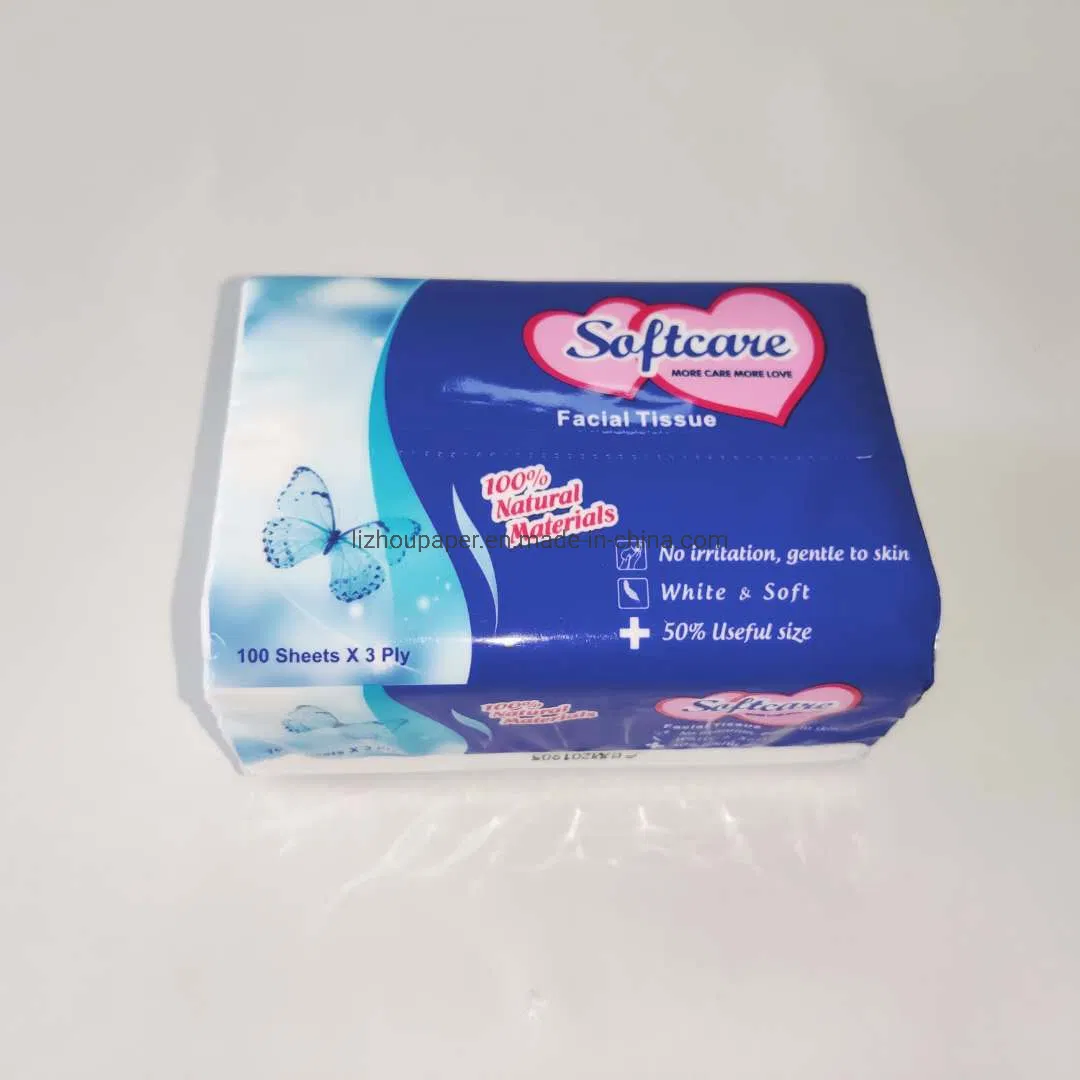 Hot Sale Super Soft Virgin Tissue Bag Facial Paper