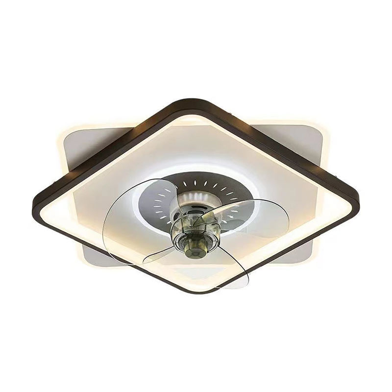 Modern Intelligent Control LED Fan Lights for Bedroom & Family Living Room APP Switch Home Office Application