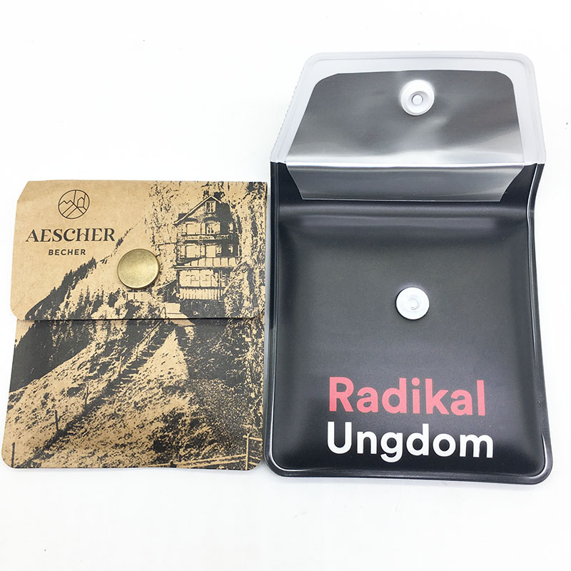 Custom Logo Mini Travel Carry Ash Bag Disposable Aluminium Foil EVA PVC Pockets Ashtray Pouch