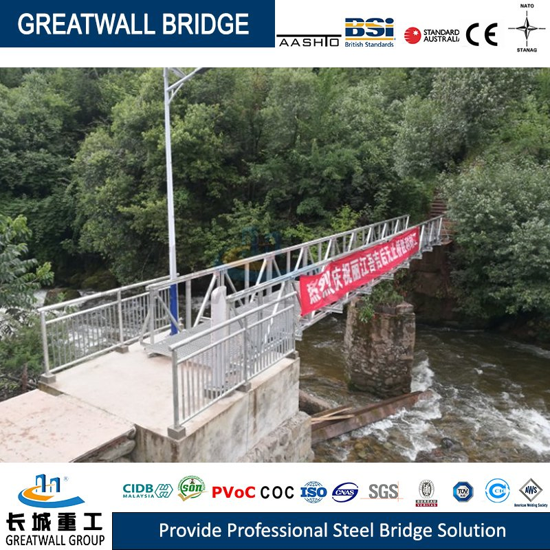 Prefabricated Pedestrian Bridges Are Strictly Controlled for Quality Control