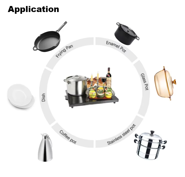 Household Food Heating Plate Electric Jewish Warming Tray 19.6''*19.6''