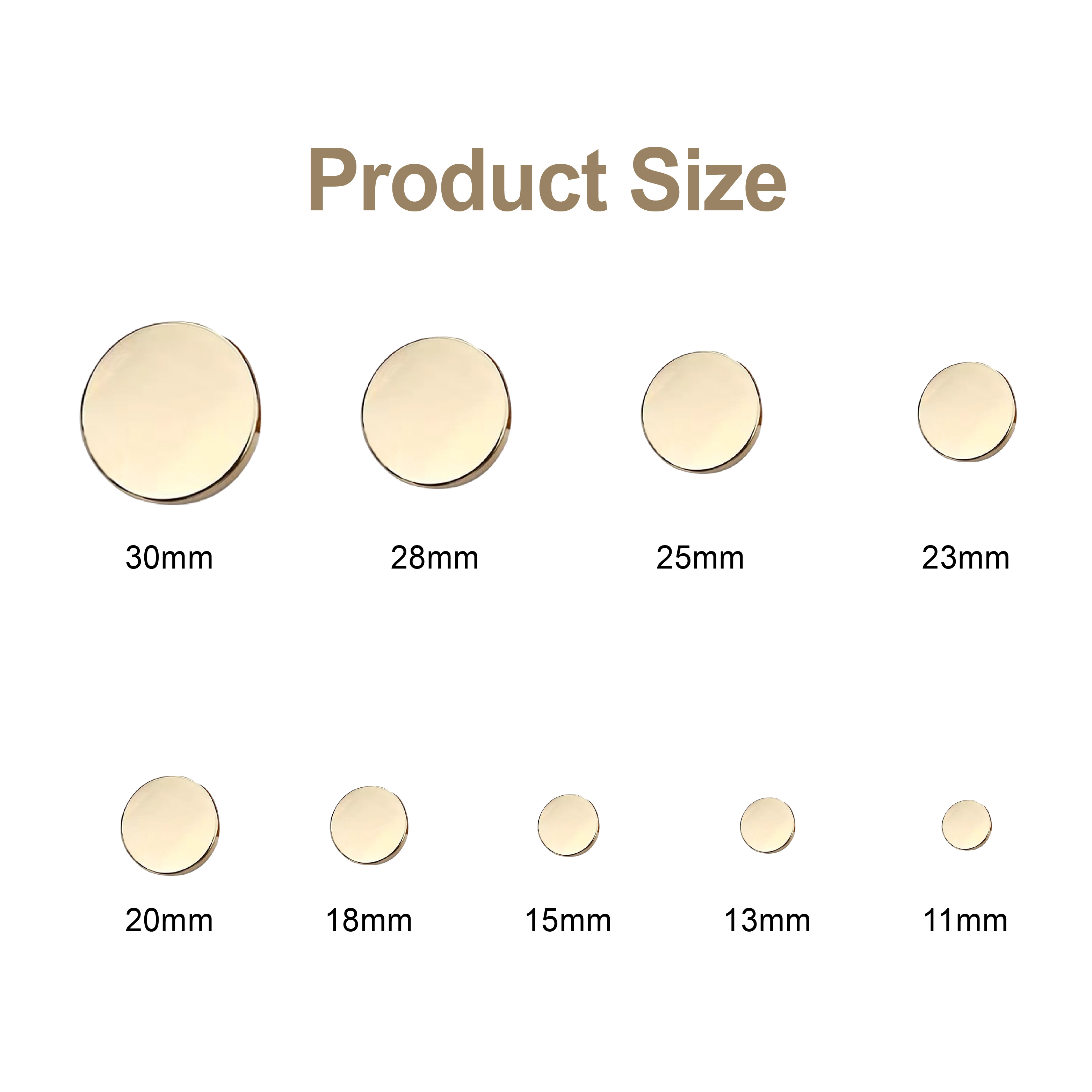 Пуговица металлическая цинковый сплав с золотым тиснением