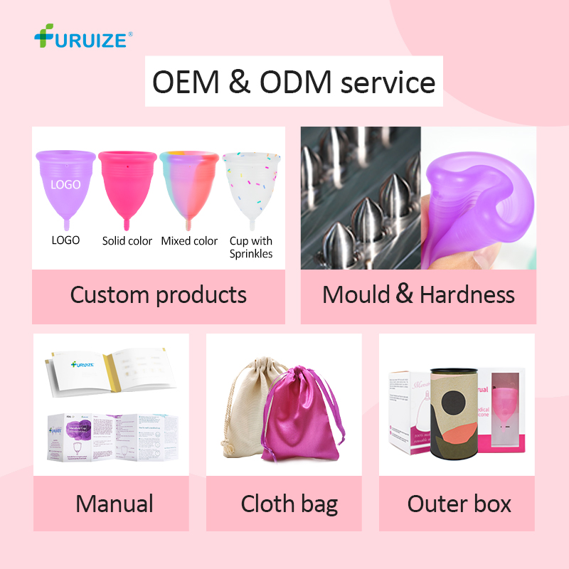 Free Sample Healthcare Comfortable Cute Period Menstrual Cup 100% Medical Silicone Copa Menstrual Coletor Menstrual