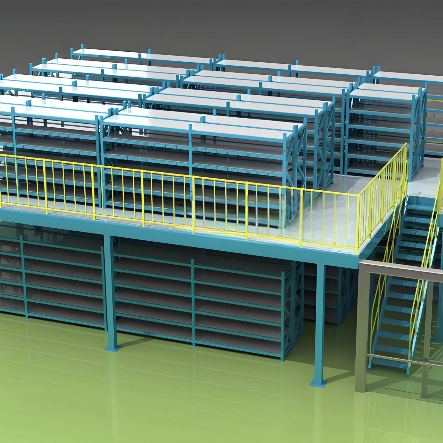 Durable Steel Platform for Reliable Industrial Applications and Heavy Loads