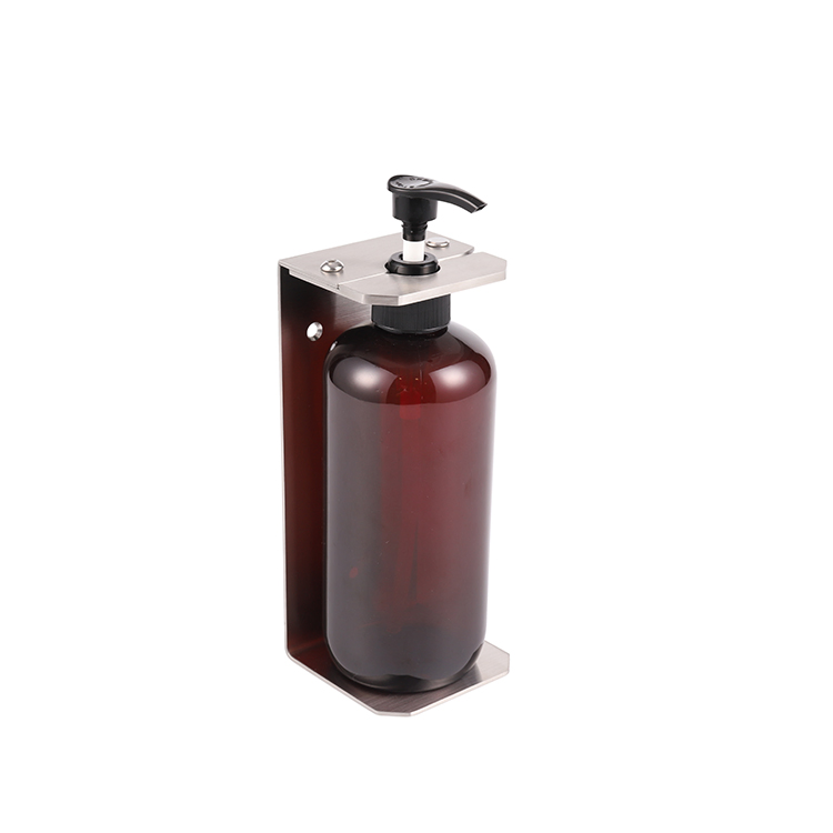 Hotel Wall Mount Lotion Pump Bottle Bracket with Safety Lock