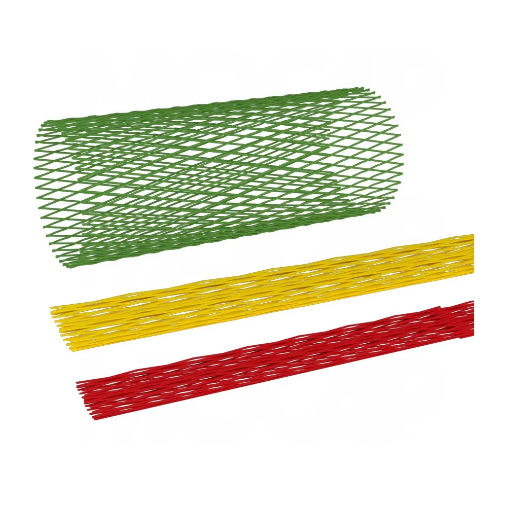 Various Size Customized Adjusted Netting Packaging Sleeves Protective Tubular PE Expanding Plastic Mesh for Flower Tube and Pneumatic Part
