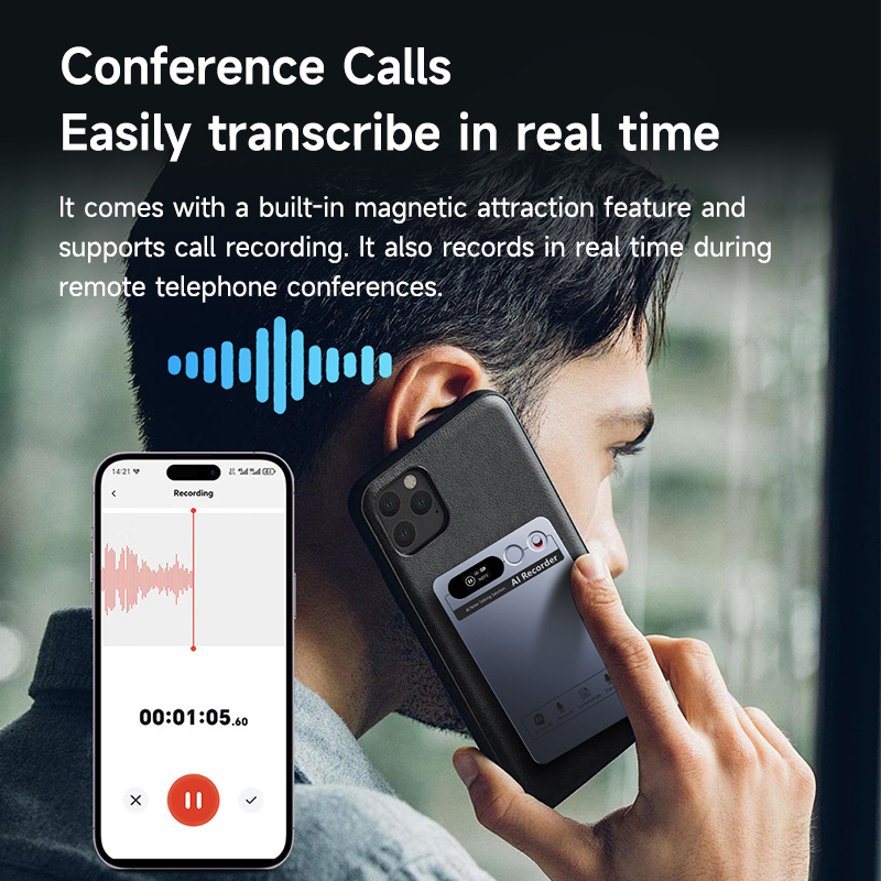 Диктофон с ChatGPT, переводом и магнитом