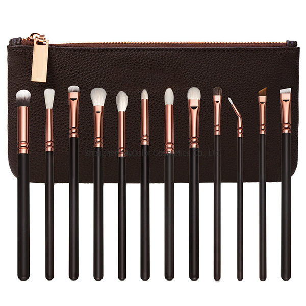 Professional Natural Animal Hair Cosmetic Eye Brushes Set Eyeshadow Eyebrow Brush