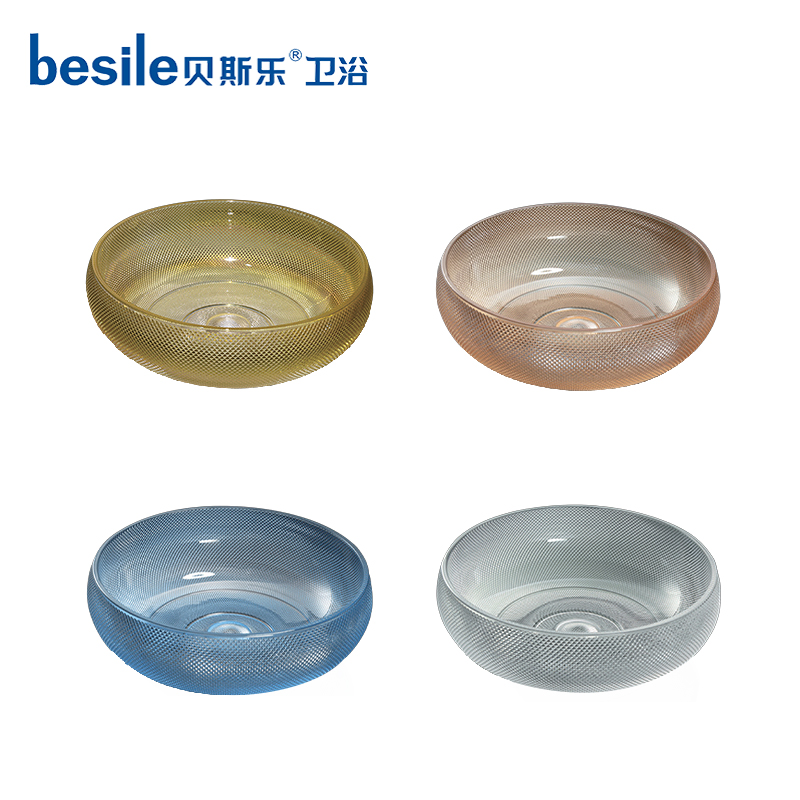 Раковина Crystal Glass с утяжеленным дном, белая