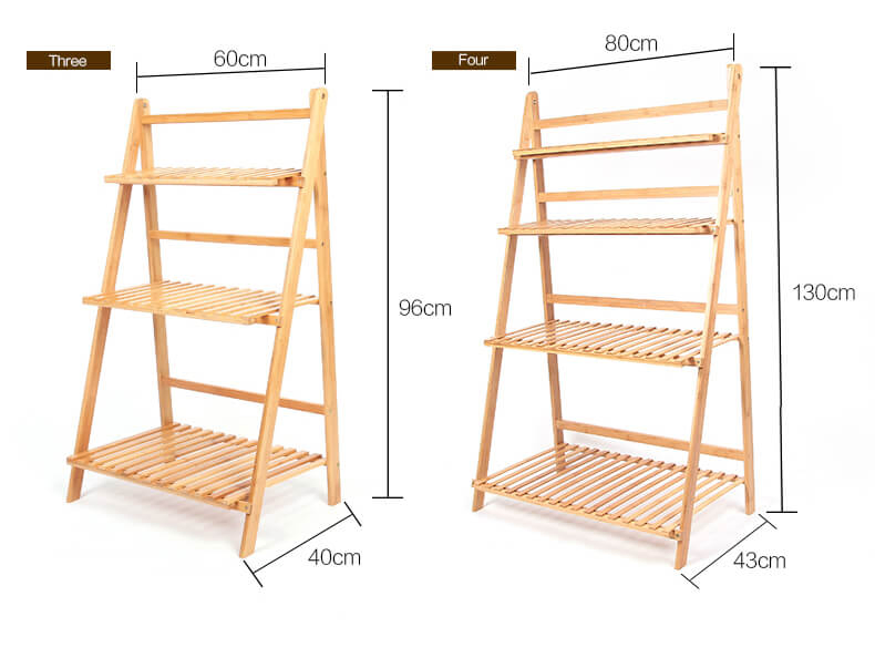 Modern Indoor Wholesale Wall Shelves Pine Beech Bamboo Wood Plant Stand