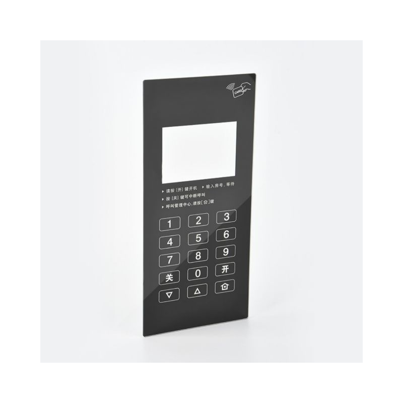 0.5-3mm High Precision Silk Screen Tempered Glass for Smart Lock & Fingerprint Display