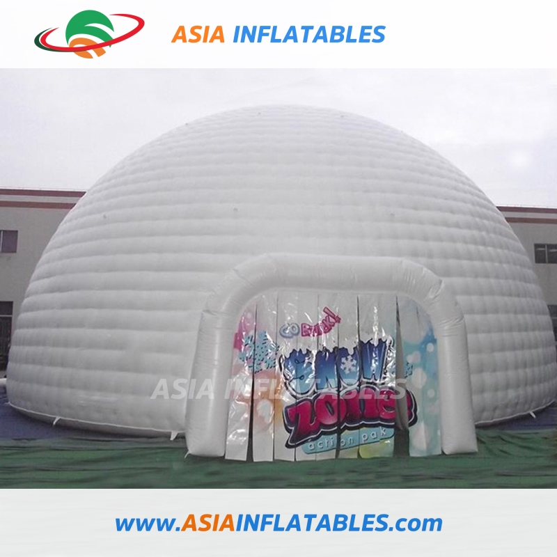 Inflatable Exhibition Clamshell Building Dome