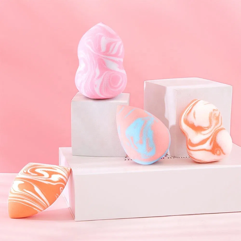 Mixed Color Latex Free Expanding DIY Eco Manufacturer Face Precise Hydrophilic Foundation Wholesaler Blenders Make up Sponge