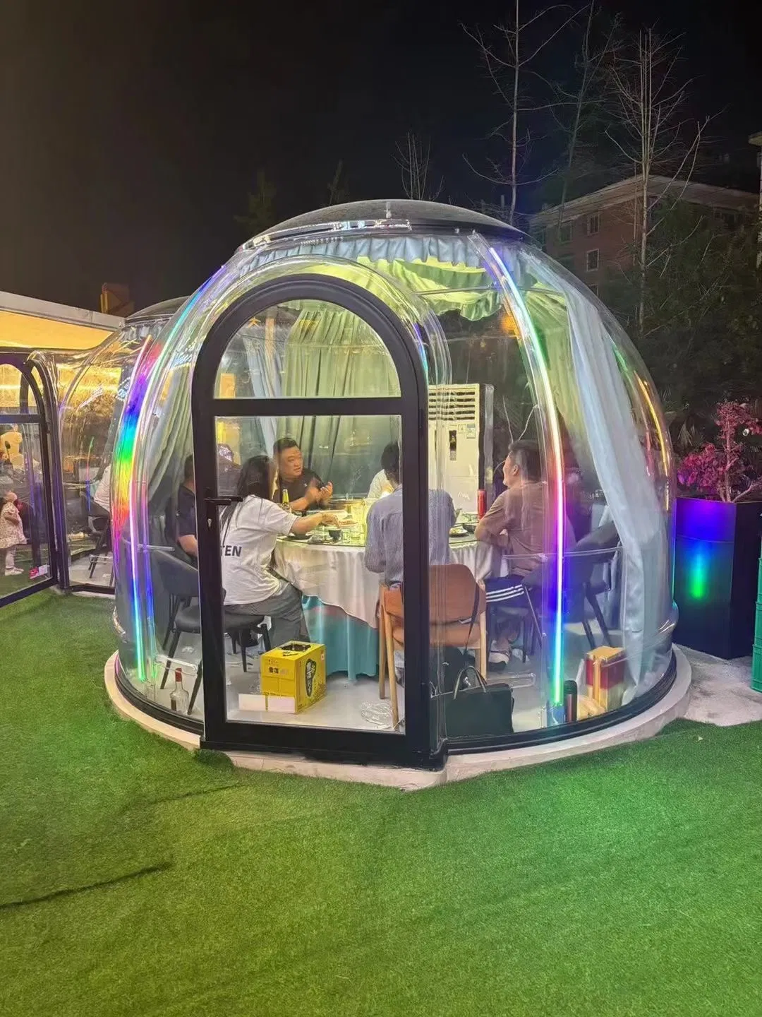 3m 5m Star Room Clear Polycarbonate for Green House PC Polycarbonate Skylight Dome Bubble Tent Home Leisure Starry Sky Room