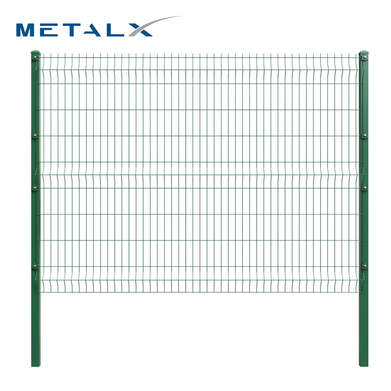 PVC Coated Wire Mesh Fence 2m 3m 3 Bends Wire Mesh Fence