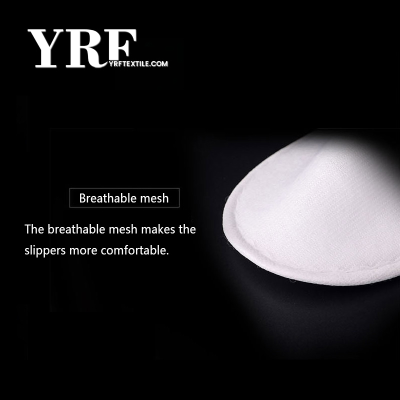 Yrf High Quality 100% Cotton Velour Star Hotel Slippers