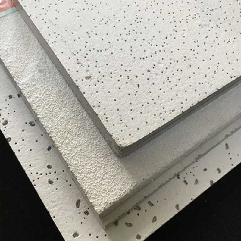 Decorative Panel Aesthetic Flat High-End Decoration Mineral Fiber Ceiling Tile for Hotel