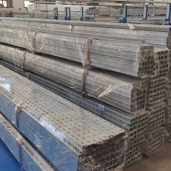 Slotted Strut U Channel Bar Perforated Steel Channel for Air Ducts and Bridge Support Systems