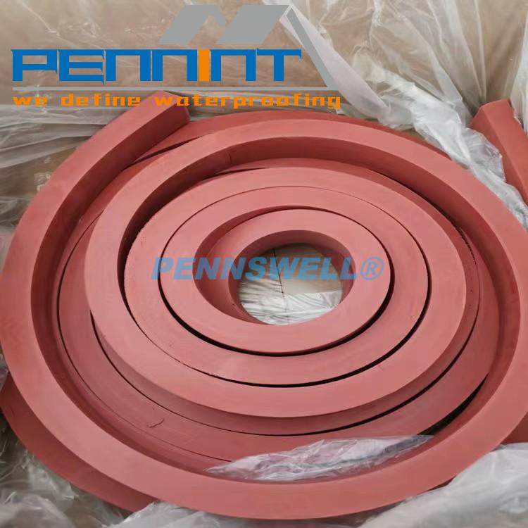 Rubber Water Stop Pz Type Red Color Expanding Sealing Strip