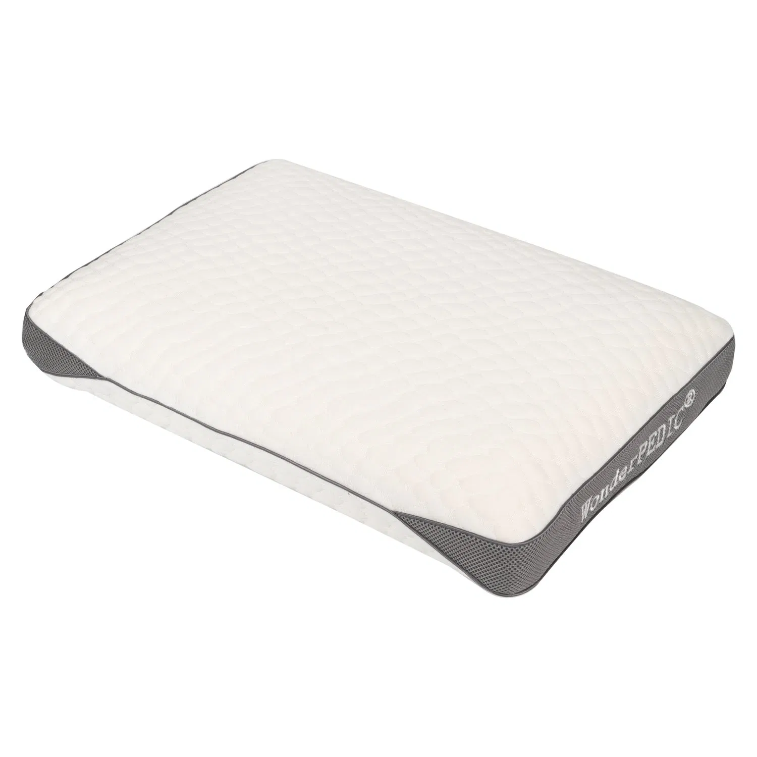 Memory Foam Pillow – Medium Height and Firm Support for Custom Contouring, Memory Foam Moulds to Head and Neck Shape for Pressure Relief