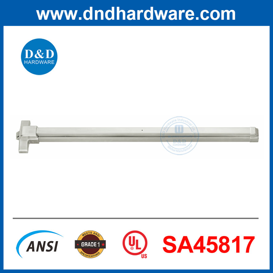 Wholesales Stainless Steel UL Panic Bar Exit Device Exterior Door Panic Hardware
