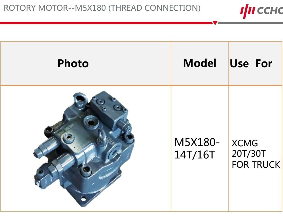 Гидравлический мотор поворота для экскаватора XCMG 20T/30T
