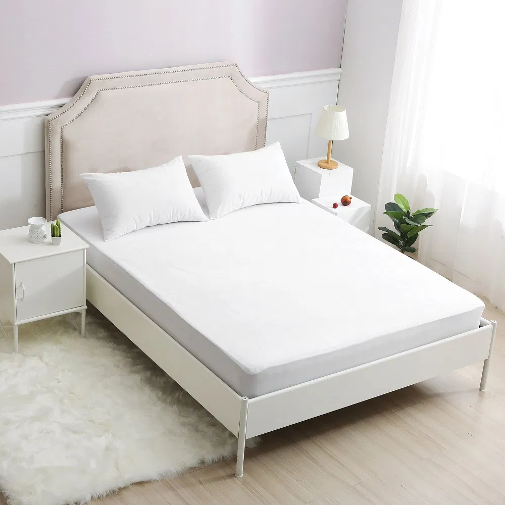 Queen Size Terry Fabric with TPU Waterproof Mattress Protector
