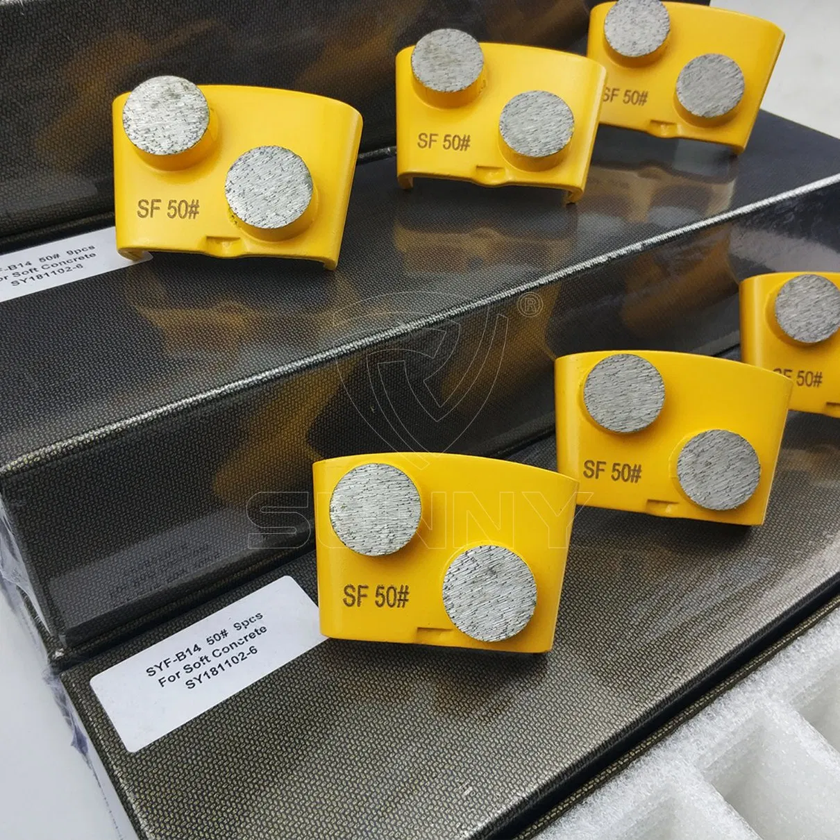 Алмазные сегменты для шлифовки бетонных полов Double Round