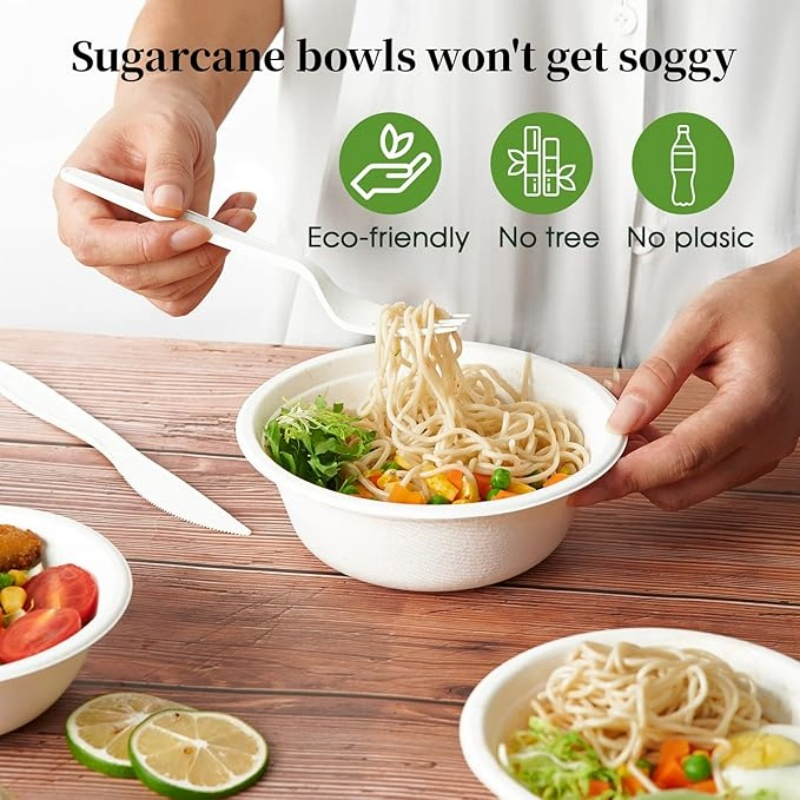 Eco-Friendly 12 Oz Disposable Paper Bowls for Eco-Conscious Parties