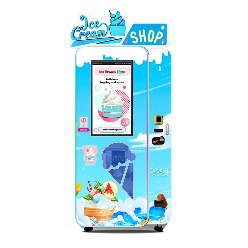 Haloo Premium Ice Cream Vending Machine for Self-Service Solutions