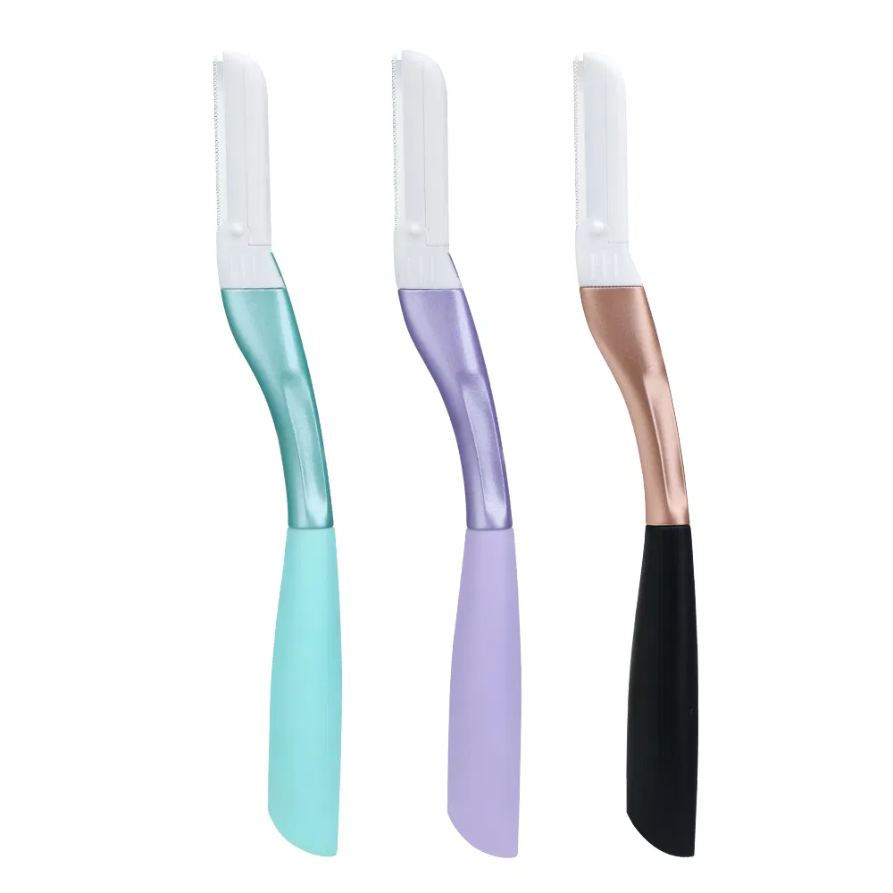 Professional Dermaplaning Tool for Women Metal Handle Facial Eyebrow Razor