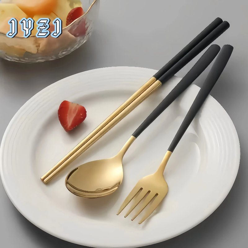 Eco-Friendly Travel Cutlery Set: Portable Stainless Steel Utensils