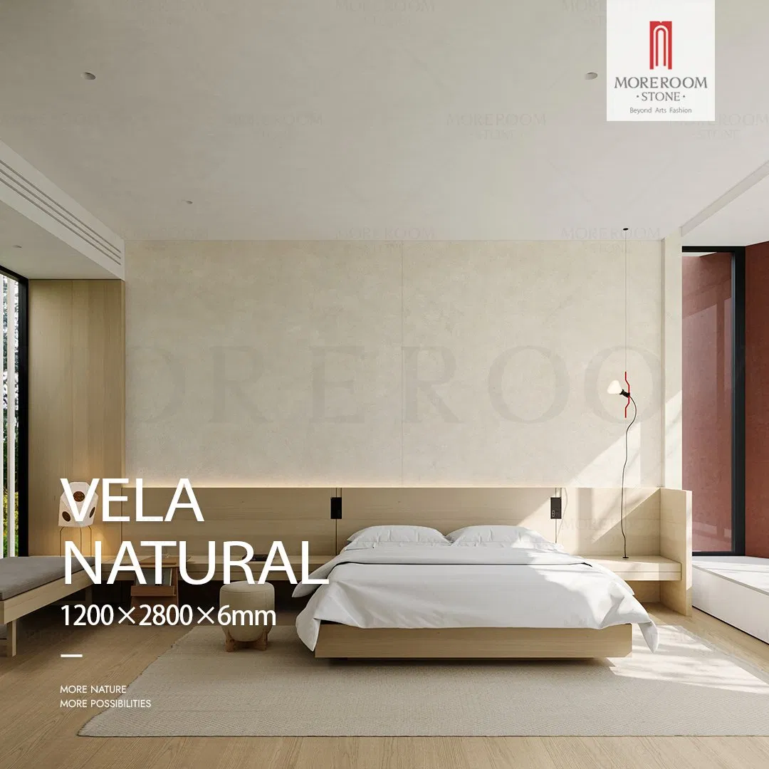 Good Quality Large Cement Porcelain Floor Tiles Sintered Stone 1200X3000X6mm Wall Design