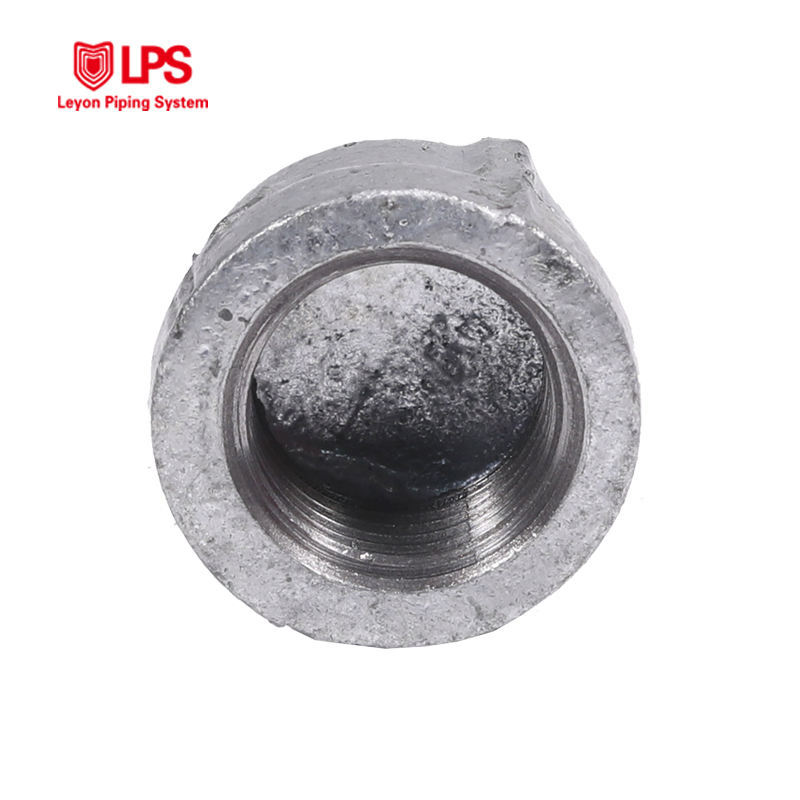 Leyon FM UL Pipe Fitting Fire Protection System Fire Sprinkler System Fire Fighting Galvanized Malleable Iron Pipe Fittings Cap