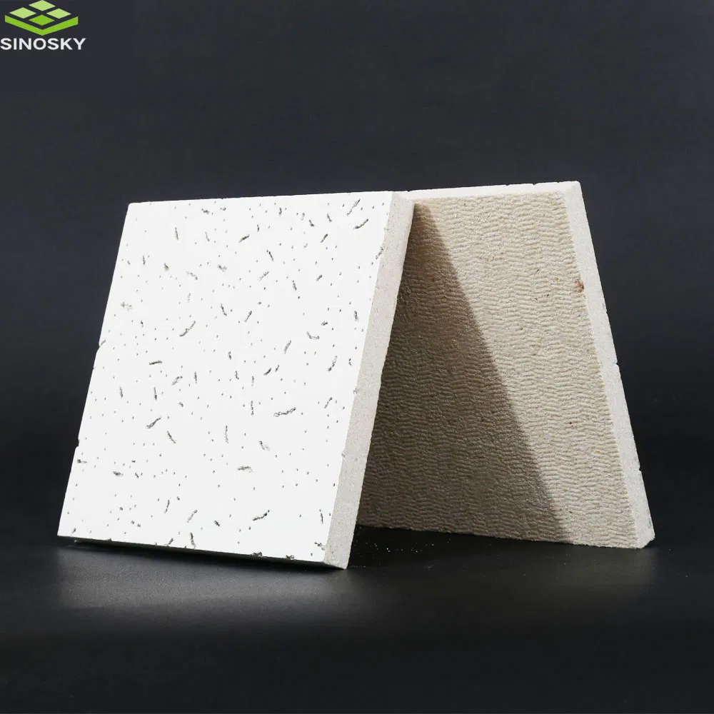 High Quality Sound Absorbing Mineral Fiber Board Ceiling Mineral Wool Ceiling