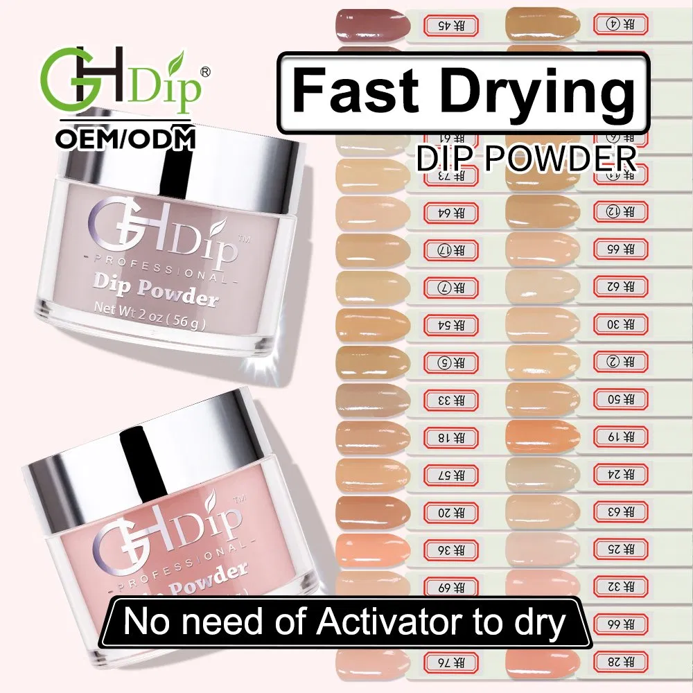 Healthy and Odorless, Fast Drying Acrylic Dipping Powder Nails System