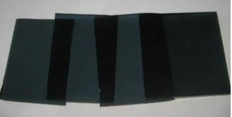 Flat Black Glass Window Glass