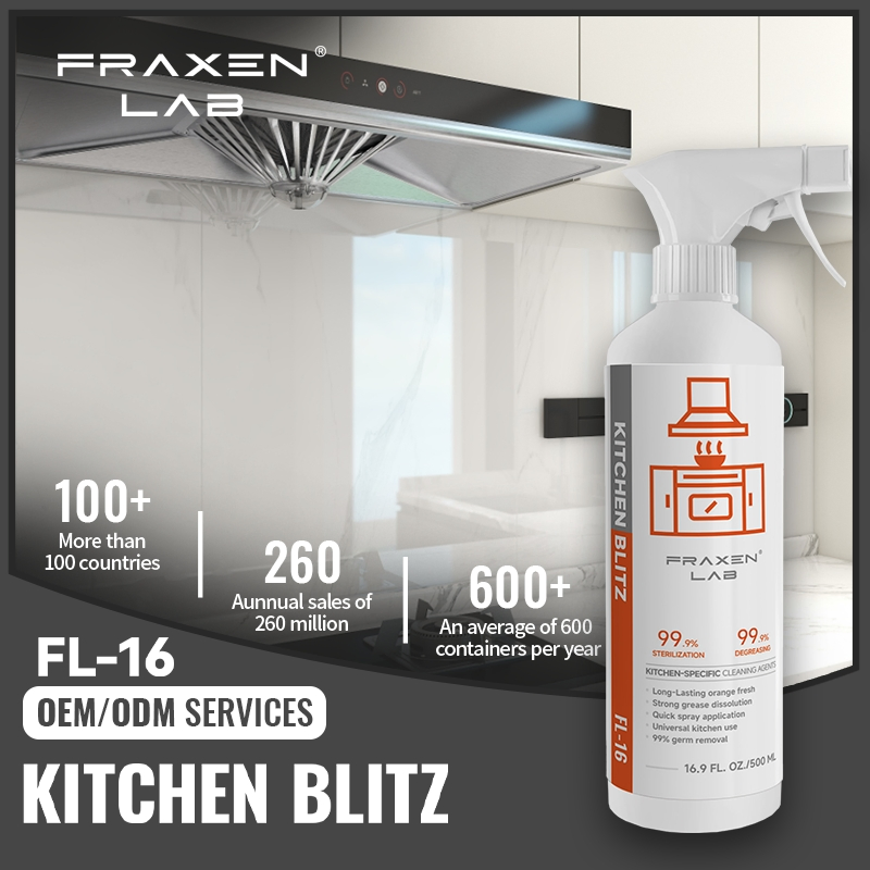 Oil Removing Kitchen Grease Cleaner Detergent Oil Stain Cleaner Household Cleaning Product for Household Cleaner