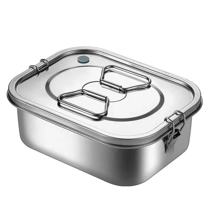 304 Stainless Steel Food Grade Sealed Spill Proof Lunch Box