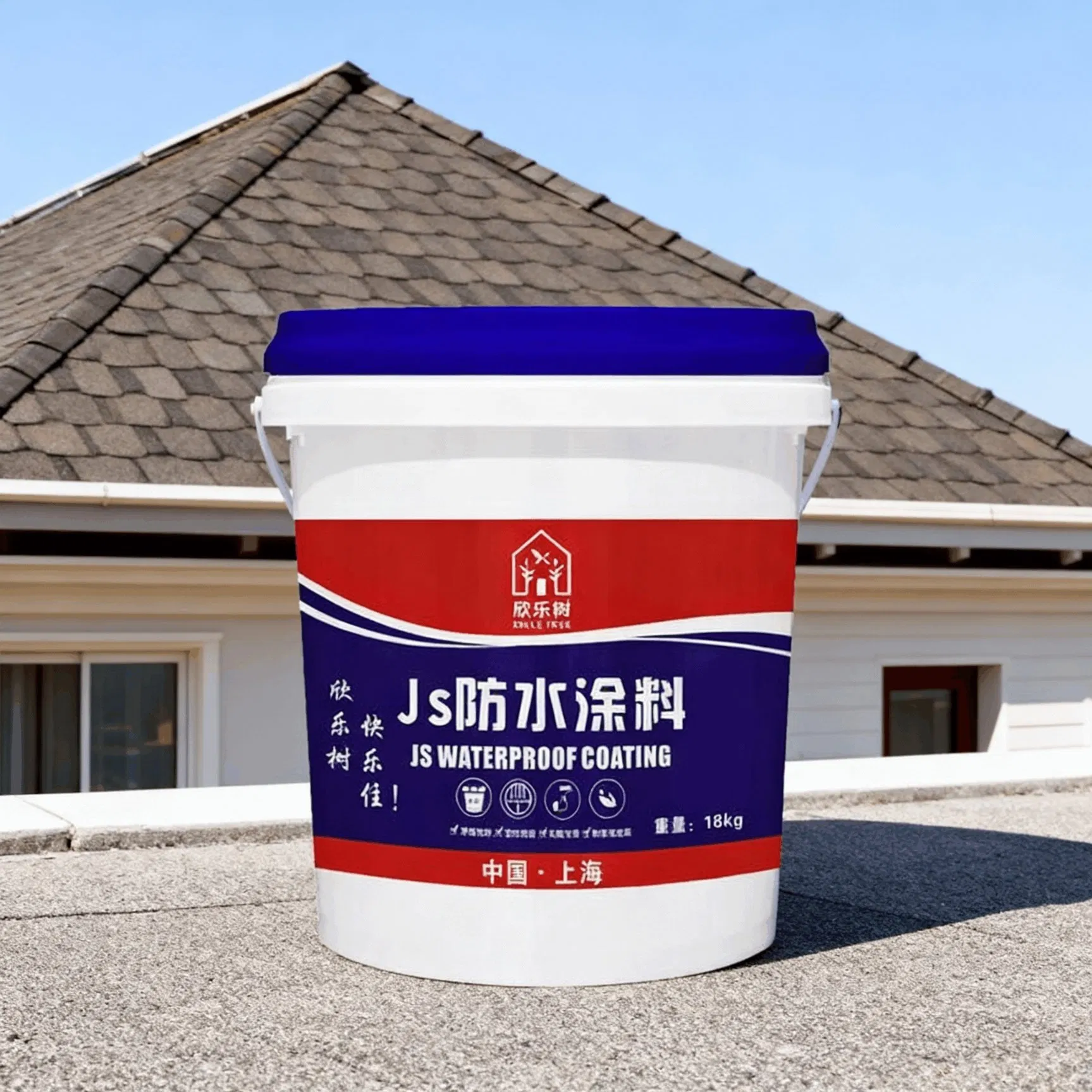 Js Waterproof Coating Versatile One Component Liquid Applied Waterproofing for Complex Details and Penetrations