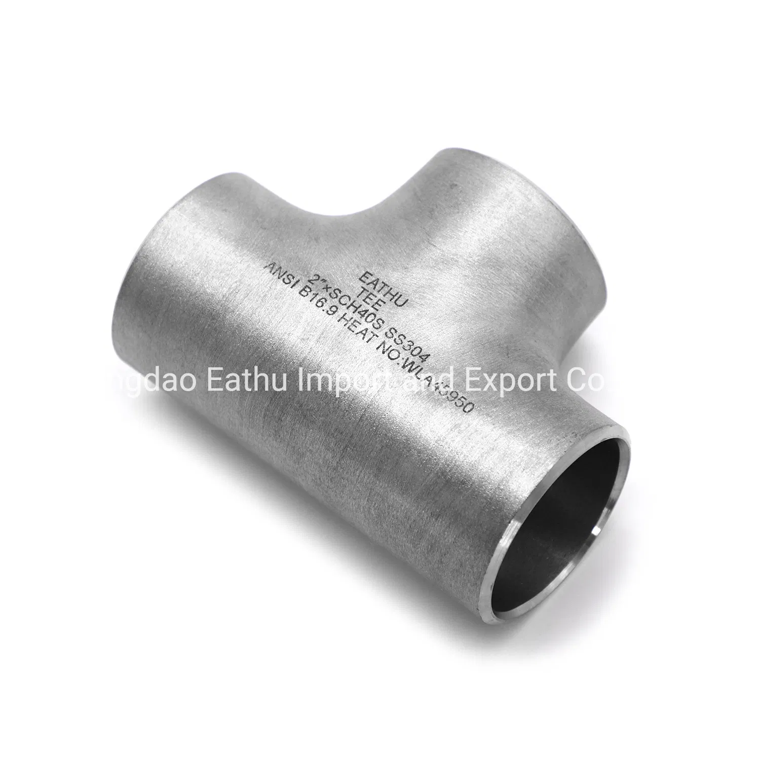ANSI B16.9 Seamless Butt-Welding Pipe Fittings Stainless Steel Pipe Fittings Tee