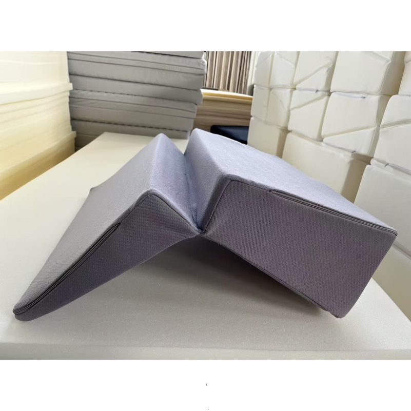 Memory Foam Travel Folding Acid Reflux Bed Wedge Relief From Snoring