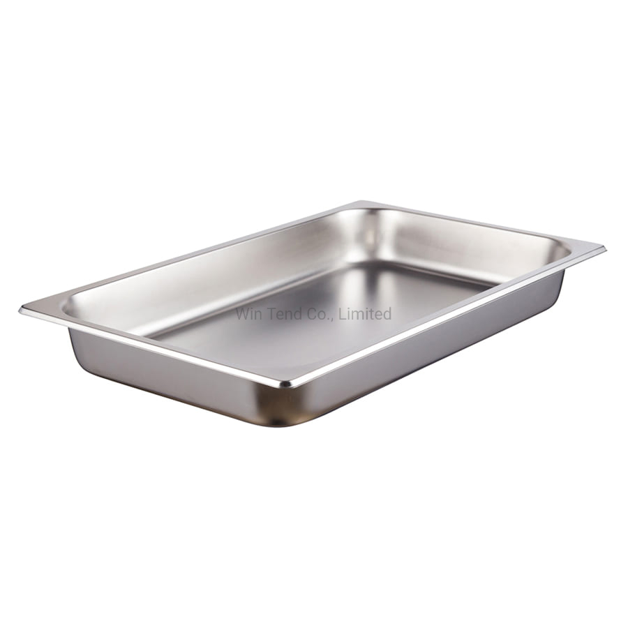 Kitchen Equipment Us Style Stainless Steel 304 Gastronorm Pan with Lid