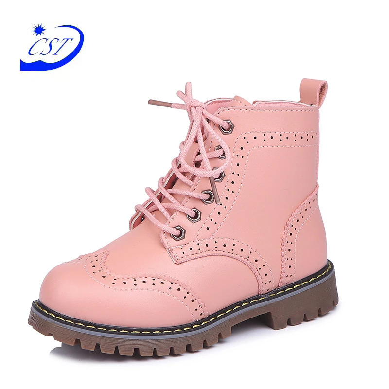 Autumn Winter Fashion Girls Boots Shoes Comfortable Inner Kids Snow Boots