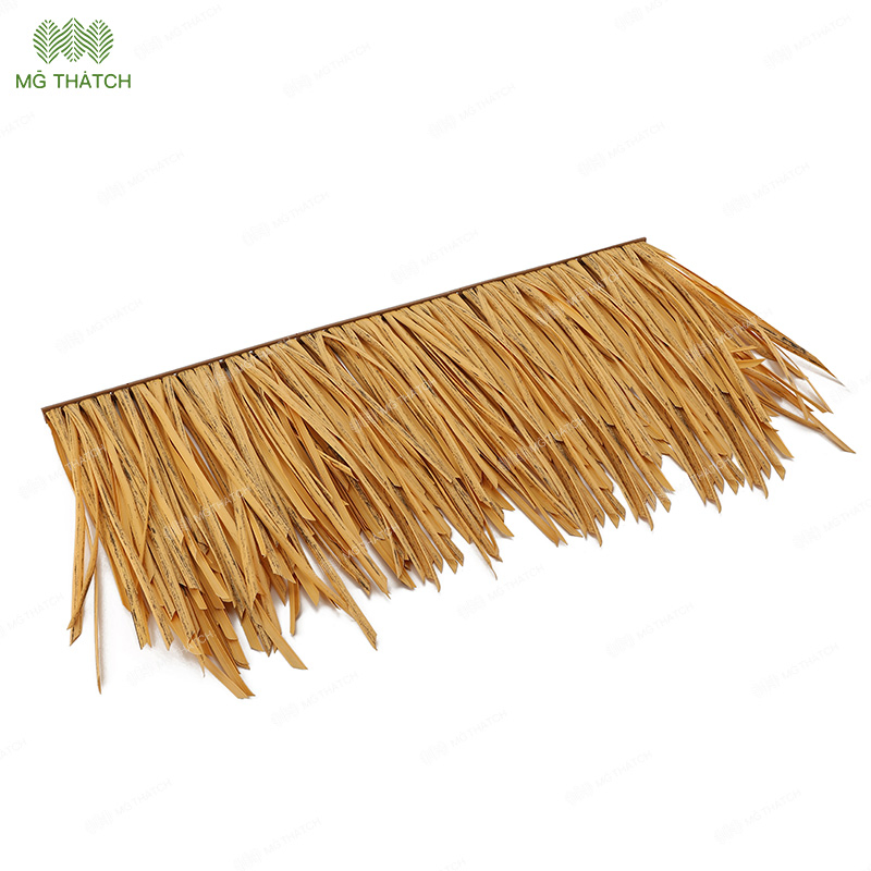 Outdoor Roof Decoration Chinese Thatch Tiles Fireproof Synthetic Artificial Tiki Thatch
