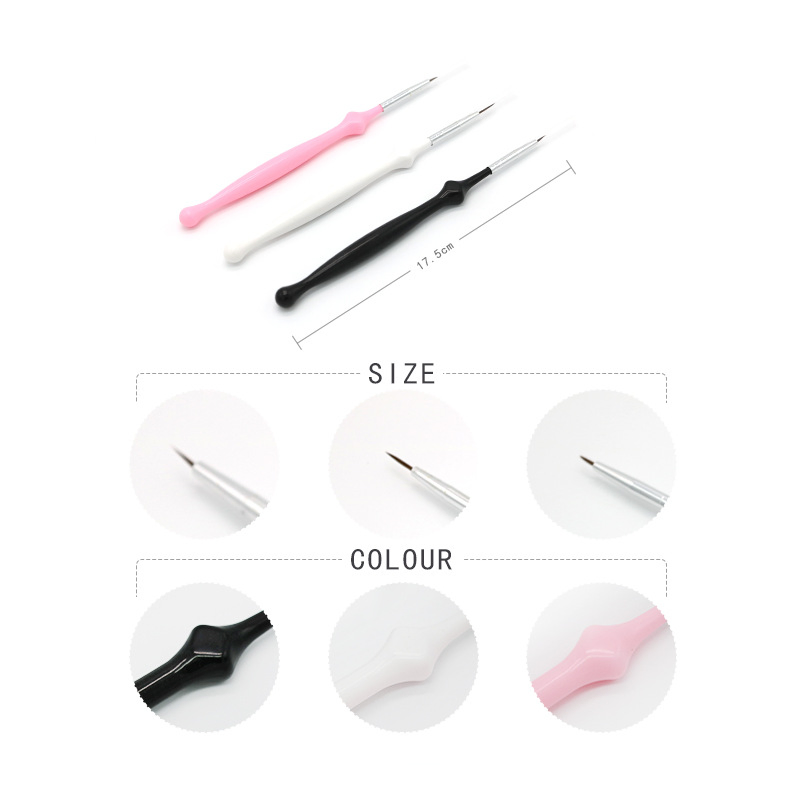 Nail Art Tool Manicure Pen Nail Decor Drawing Brush Set