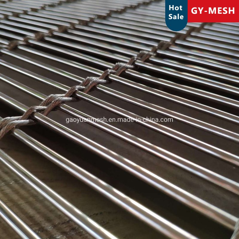 Stainless Steel Wire Cable Woven Mesh Decorative Arichitectural Mesh Factory