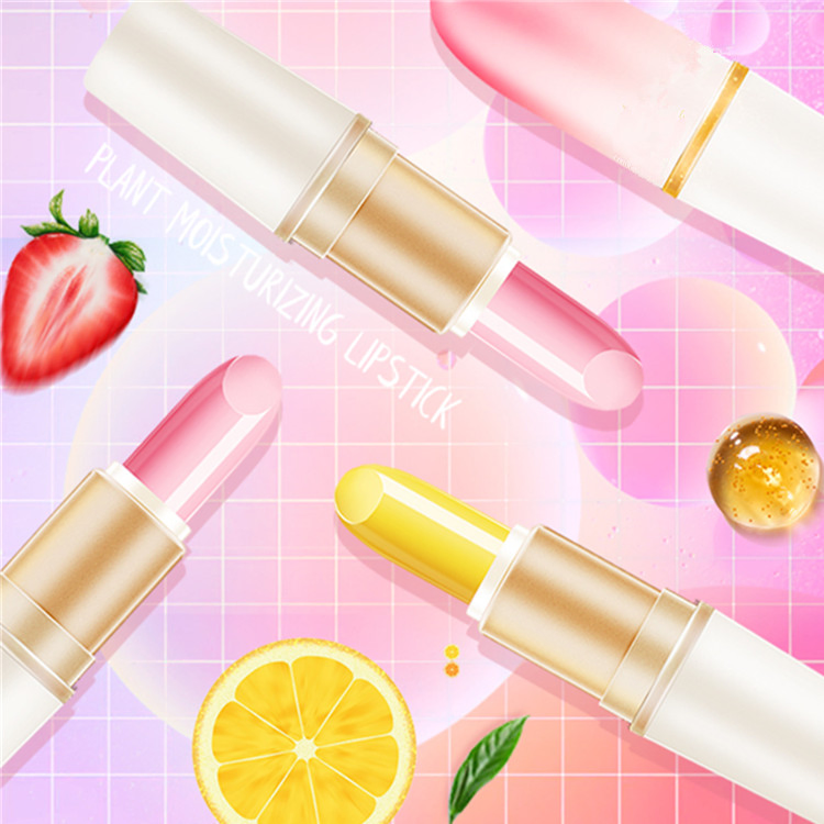 Wholesale Private Label Natural Organic Vegan Pink and Yellow Lip Balm