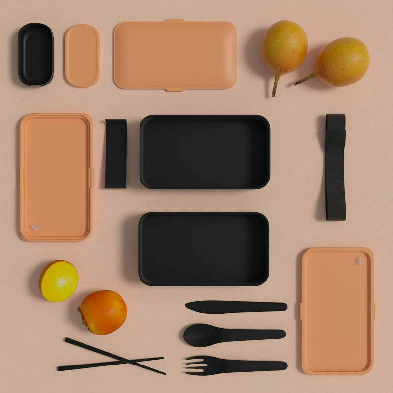 Promotional Factory Price PP Food-Grade Materials Microwavable Reusabe Outdoor Bento Lunch Box