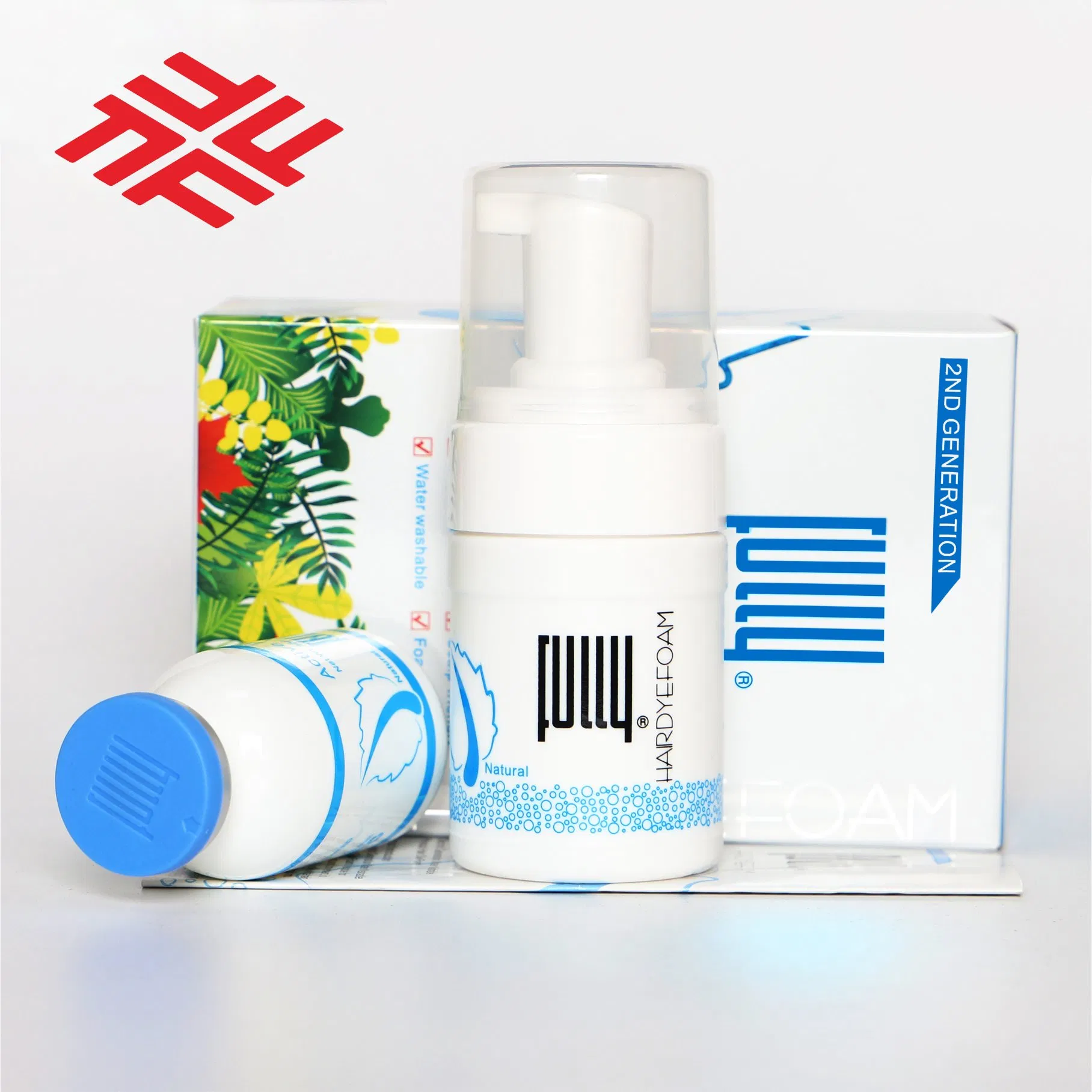 Fully Anti White Hair Ppd Free Natural Hair Color Foam Enhancing Dye Shampoo